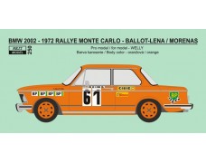 Decal – BMW 2002 Rallye Monte Carlo 1972 #61 Ballot-Lena / Morenas